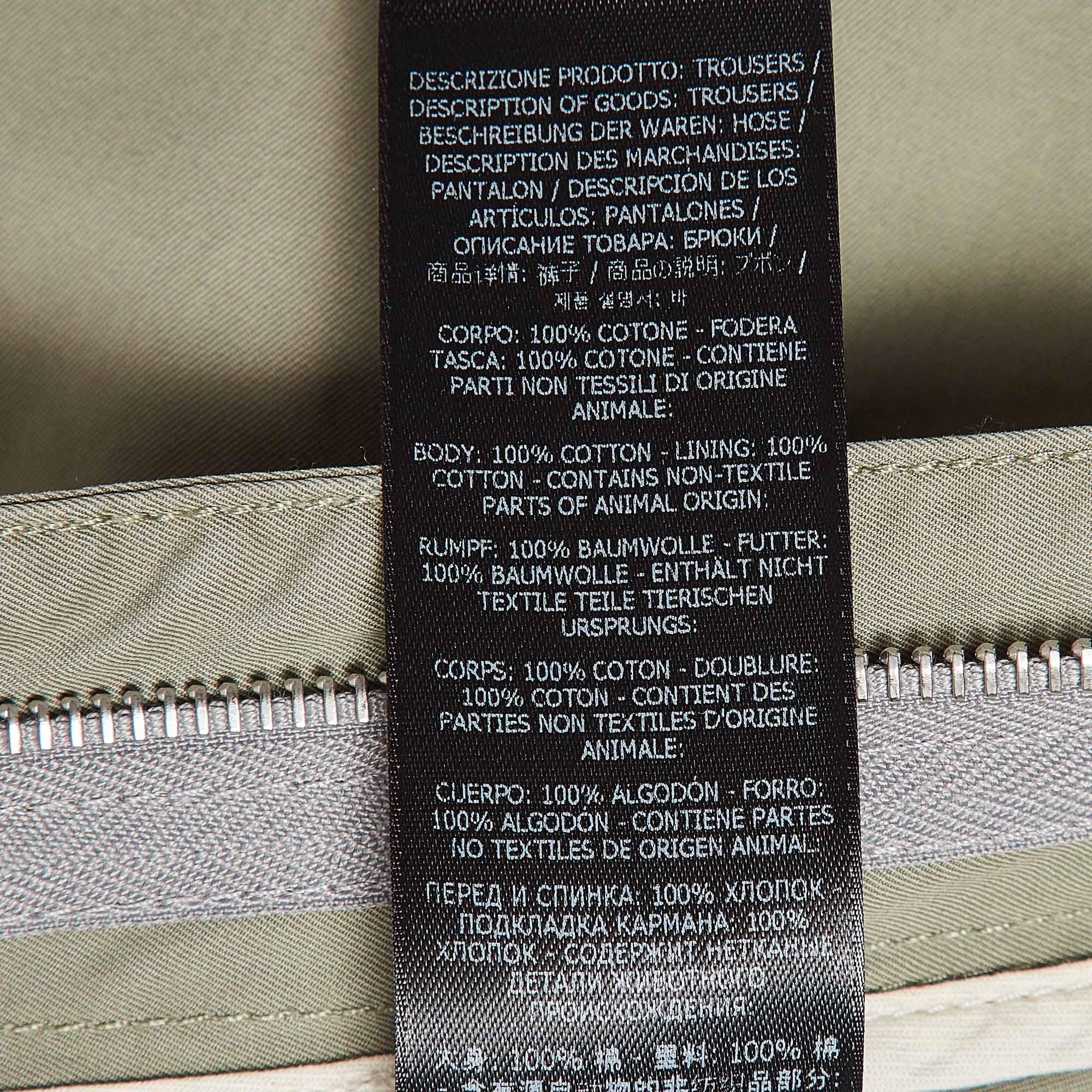 Tom Ford Light Green Cotton Cargo Pants M 2
