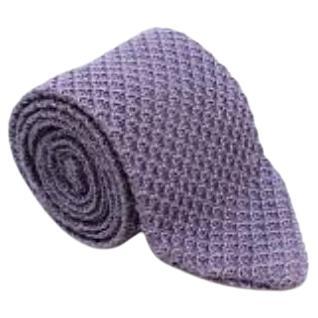 Tom Ford Lilac Silk Knitted Tie For Sale