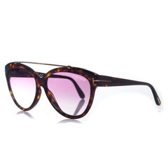 Tom Ford, occhiali da sole Livia con stampa tartaruga