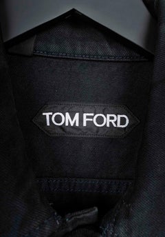Tom Ford Men Jacket Denim Jeans Jacket Size M, S1942