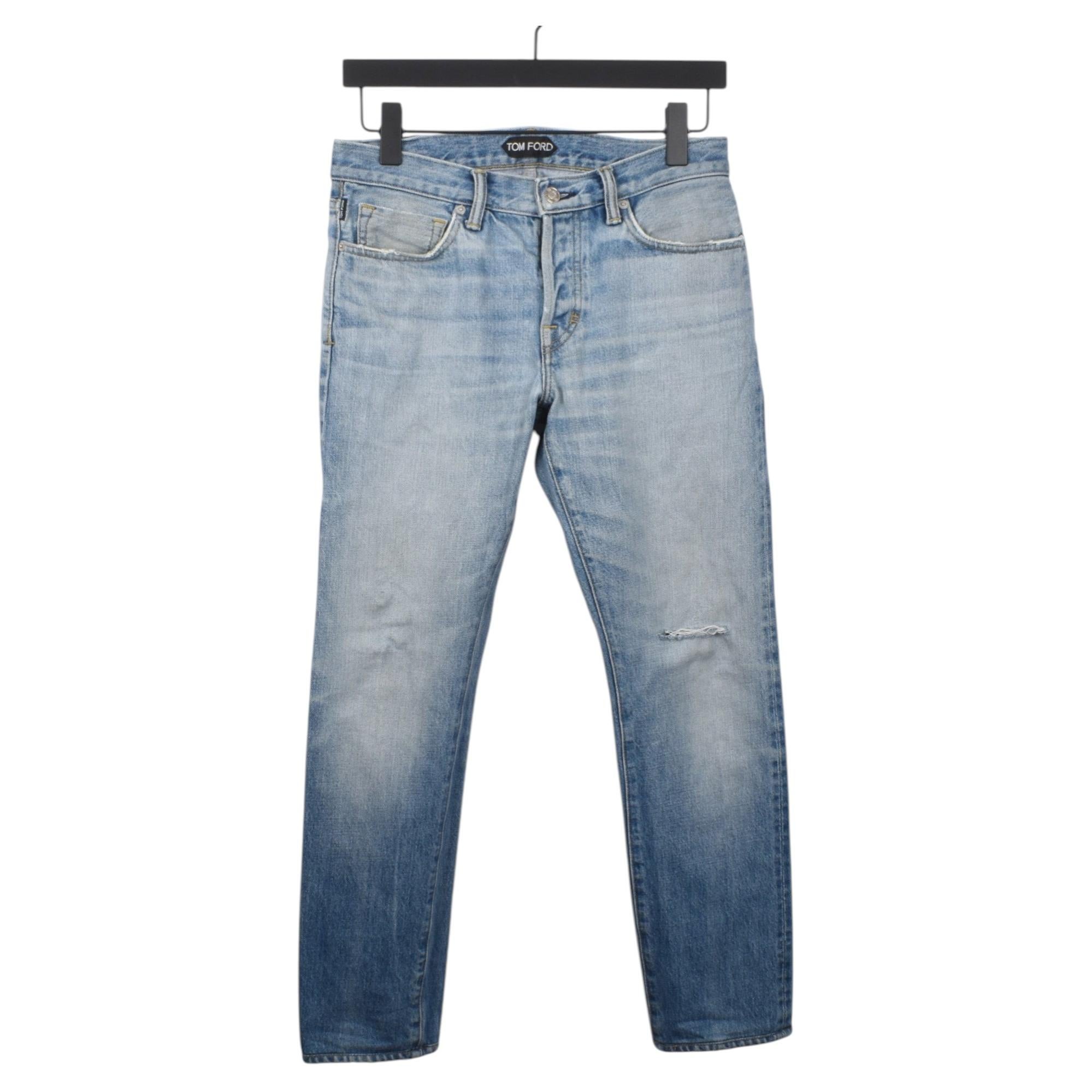 Tom Ford Hommes Jeans Slim Fit selvedge fort Taille 31, S2096