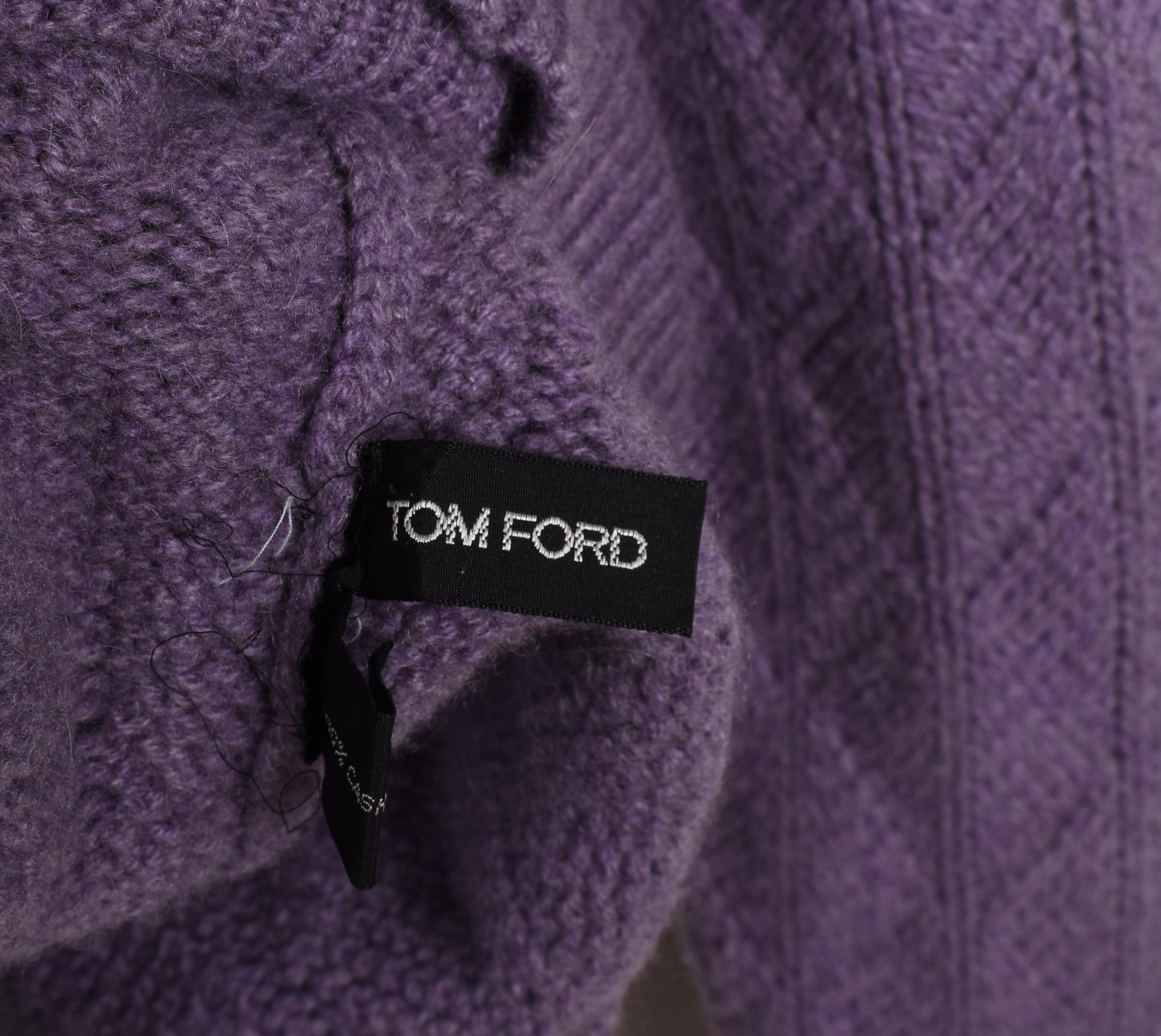 Tom Ford Men Sweater Pure Cashmere Size IT48-Medium, S1617 im Zustand „Hervorragend“ im Angebot in Kaunas, LT