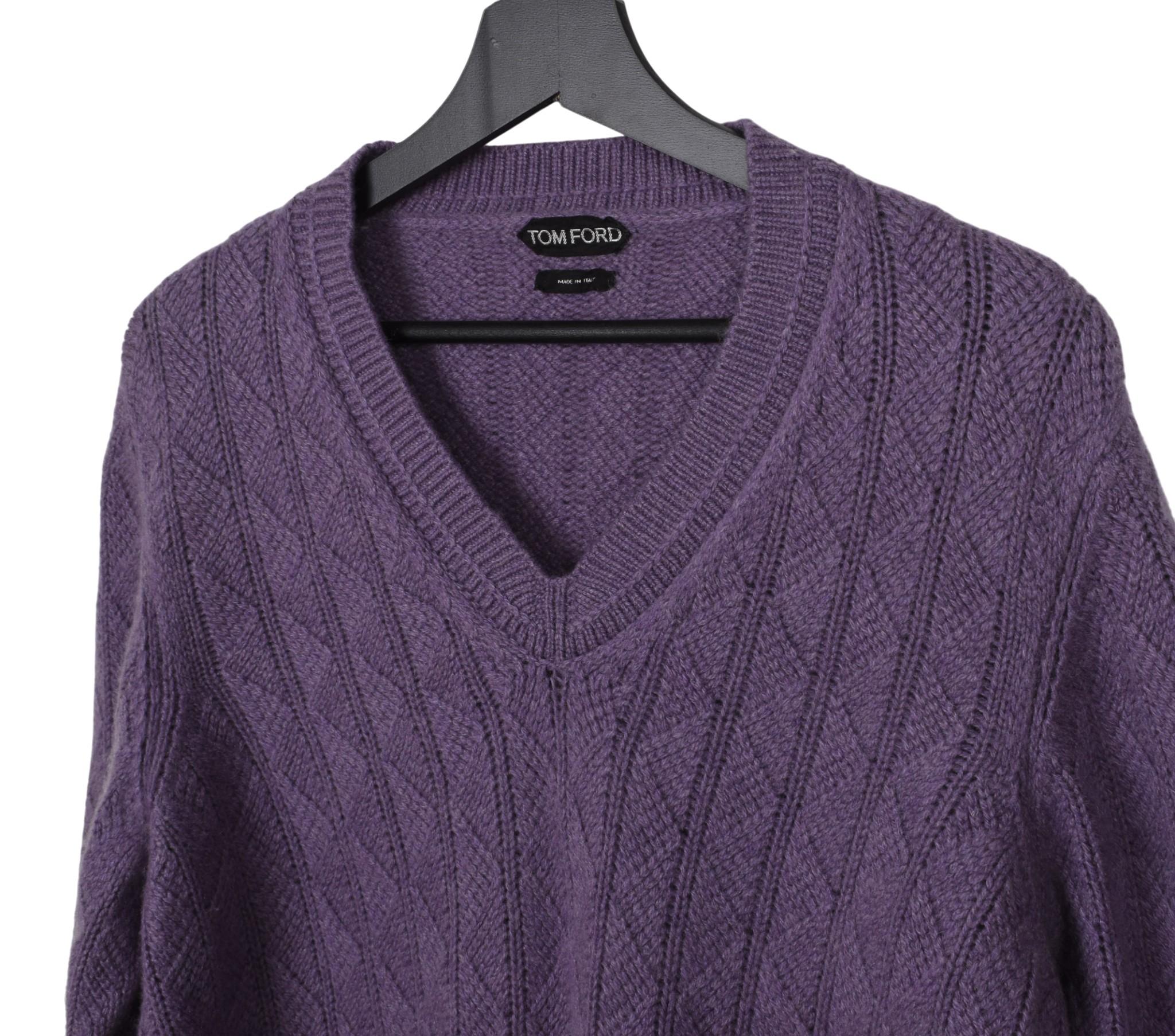 Tom Ford Men Sweater Pure Cashmere Size IT48-Medium, S1617 im Angebot 1