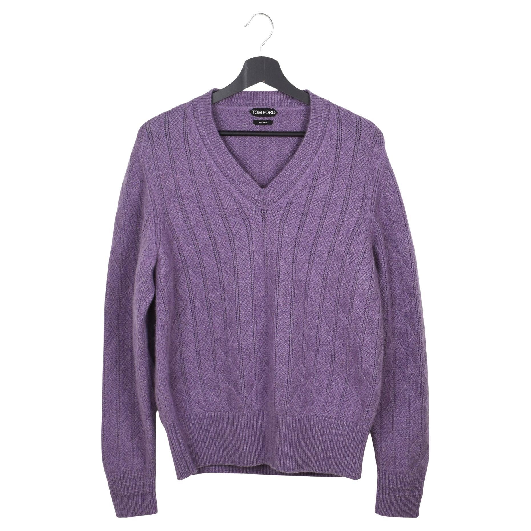 Tom Ford Men Sweater Pure Cashmere Size IT48-Medium, S1617 im Angebot