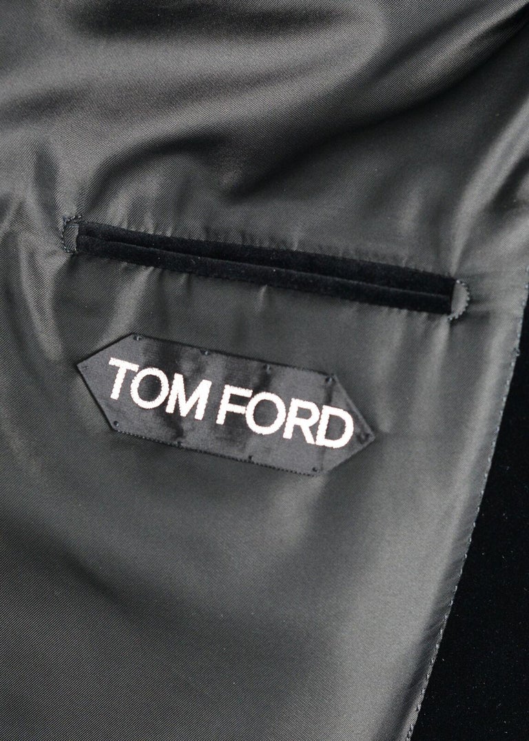 Tom Ford Men's Black Cotton 2 Button Shelton Dinner Jacket 54R/44R For ...