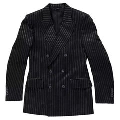 Tom Ford Men's Black Pinstripe Suit - EU46/S