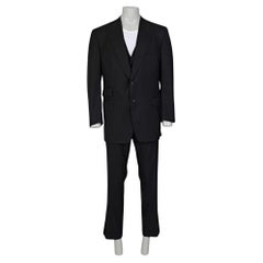 Costume trois pièces en laine noir Tom Ford Hommes IT58 4XL