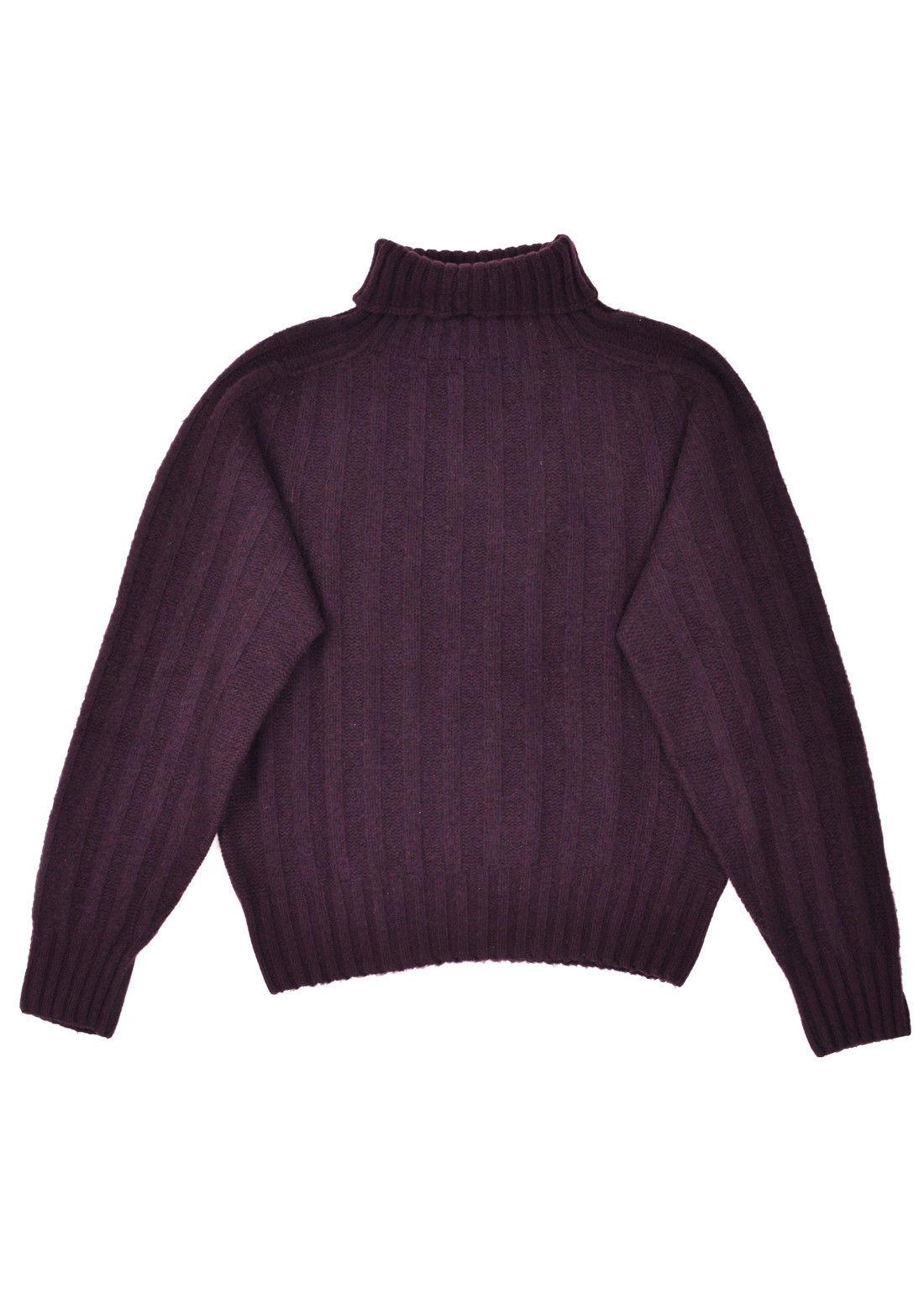 Black Tom Ford Mens Cashmere Maroon Rib Knit Turtleneck Sweater Sz IT46/US36~RTL $1450 For Sale