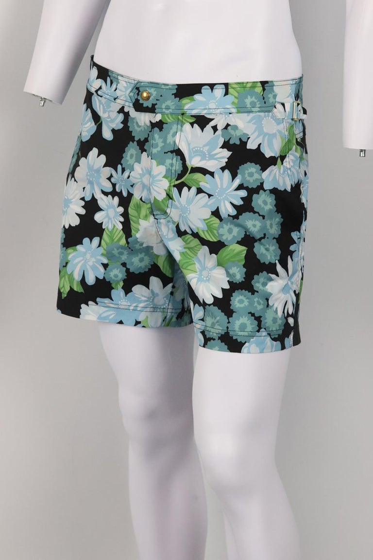 Tom Ford Men''s Floral Print Shell Swim Shorts It 48 Uk/us Waist 32 For Sale  at 1stDibs | tom ford swim short, tom ford floral shorts
