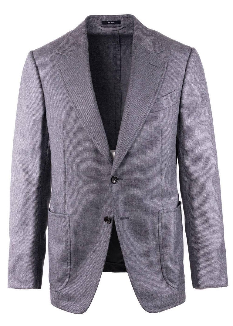 Tom Ford Mens Grey Silk Blend Cashmere Sport Jacket For Sale at 1stDibs ...
