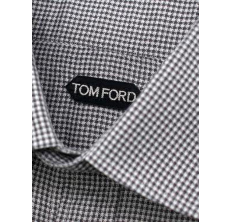 Women's or Men's Tom Ford Men's Mini Houndstooth Shirt For Sale