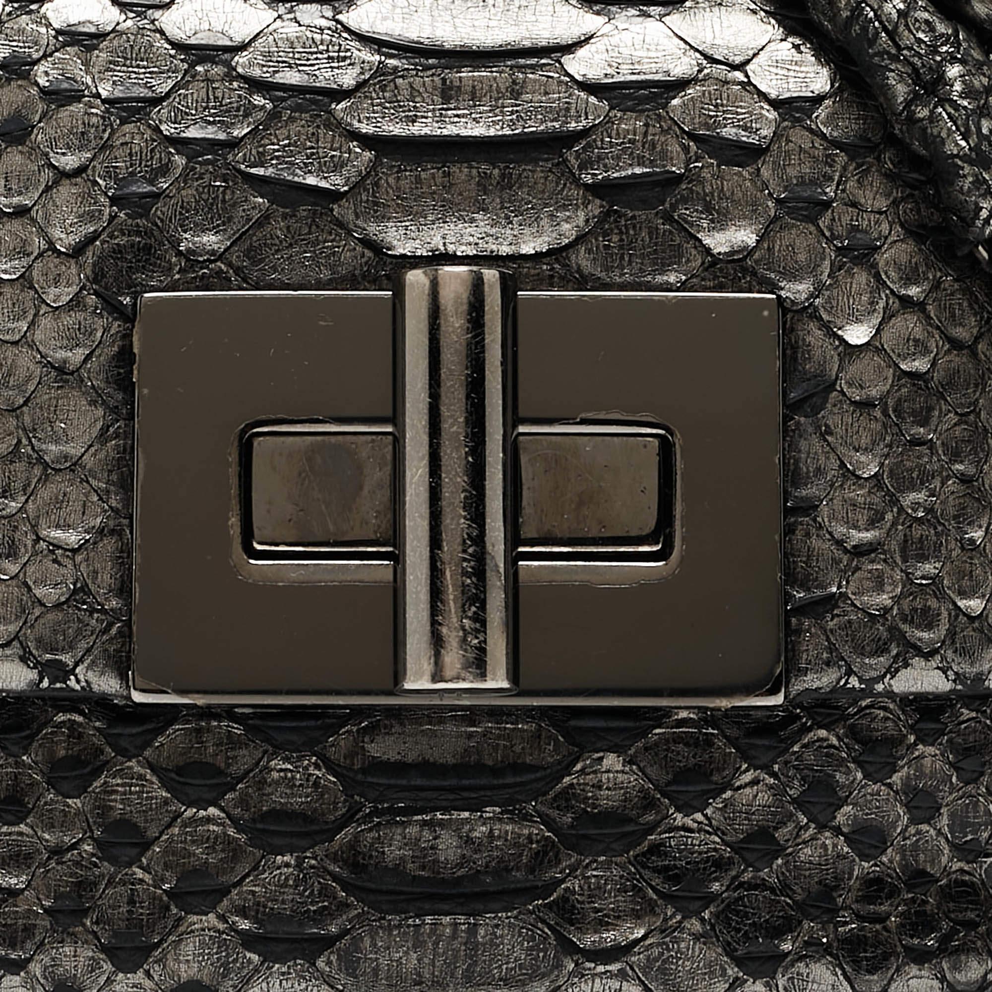 Tom Ford Metallic Python Mini Natalia Shoulder Bag 6