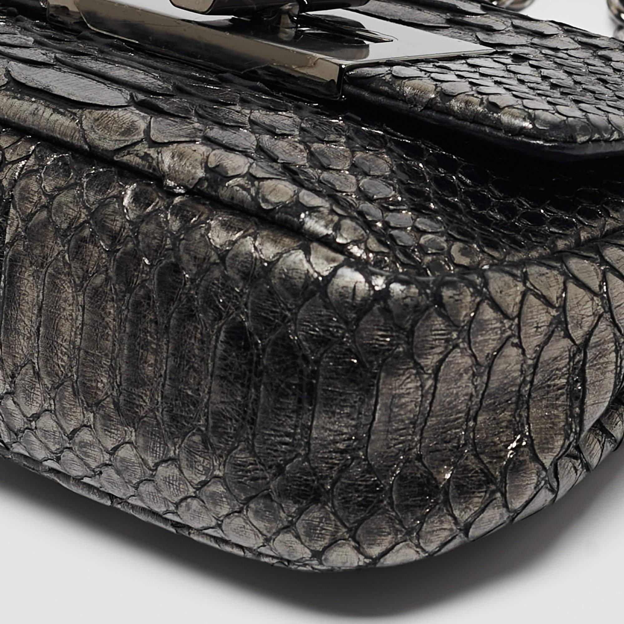 Tom Ford Metallic Python Mini Natalia Shoulder Bag 9