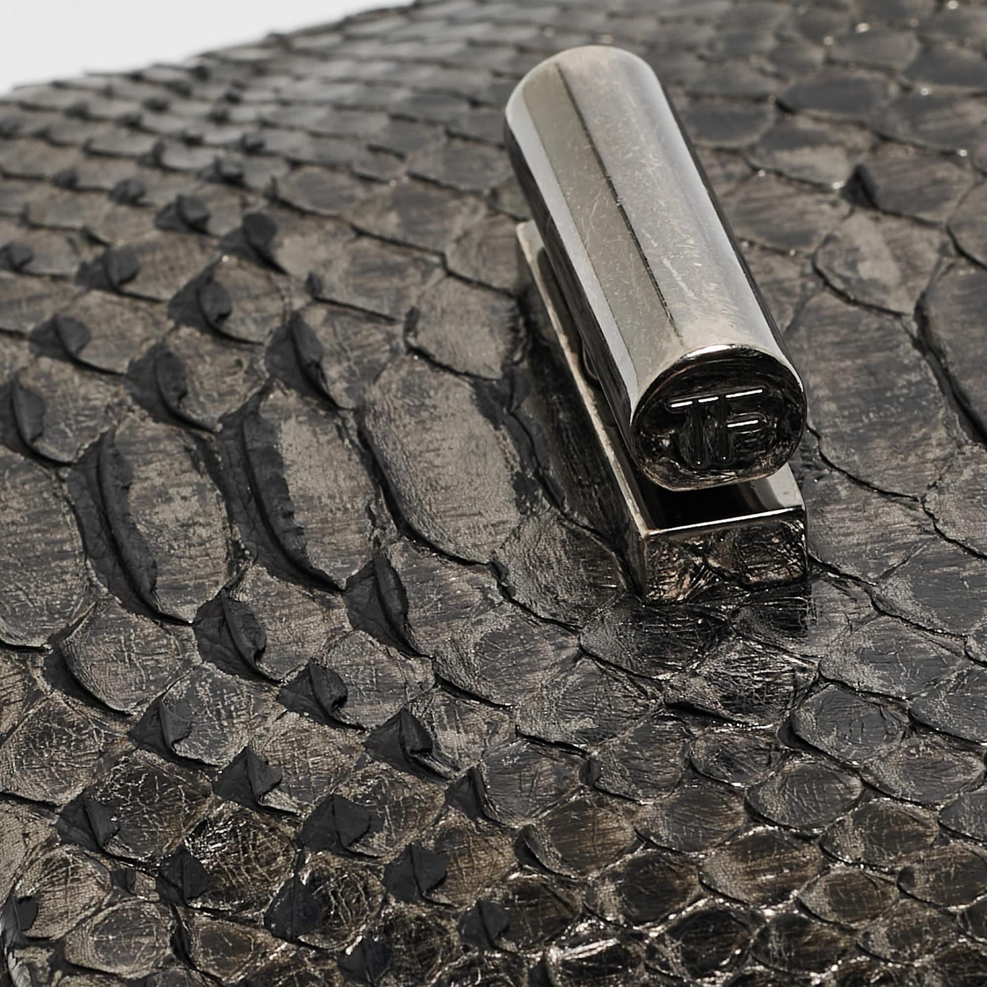 Tom Ford Metallic Python Mini Natalia Shoulder Bag 11