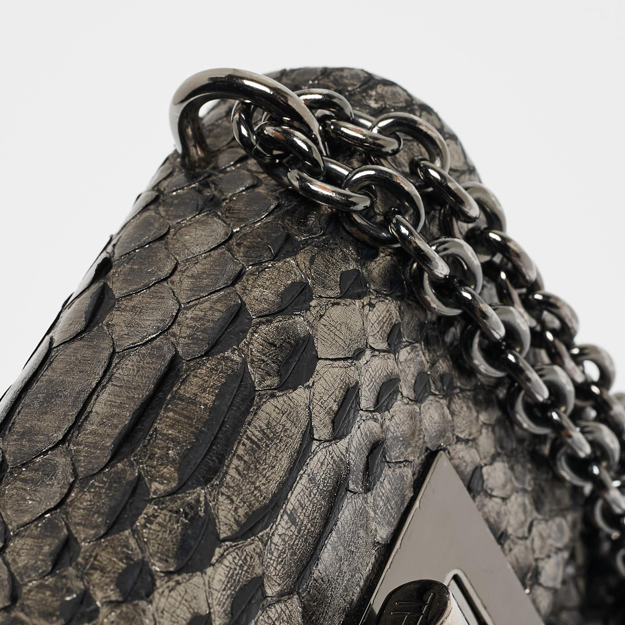 Tom Ford Metallic Python Mini Natalia Shoulder Bag 14