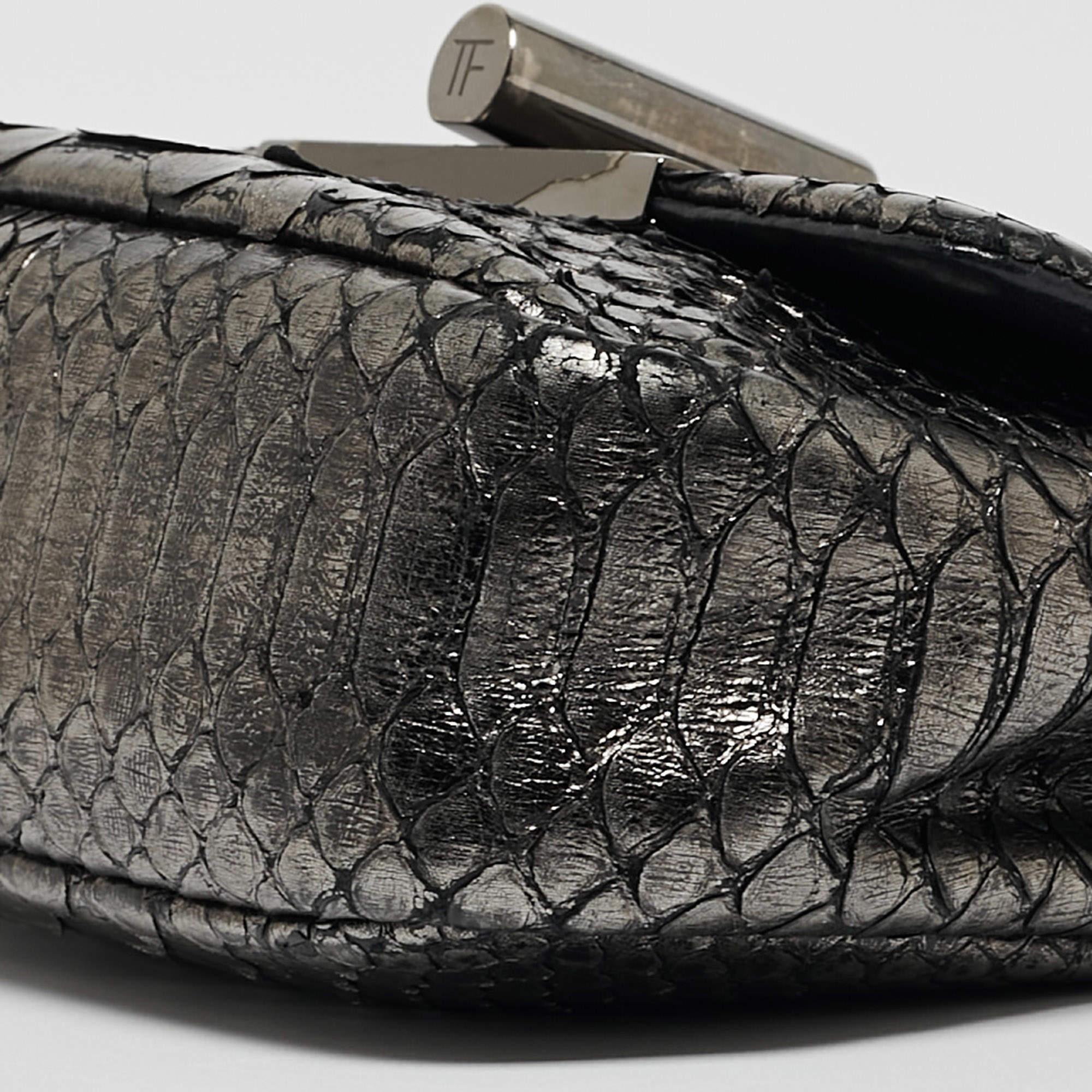 Women's Tom Ford Metallic Python Mini Natalia Shoulder Bag