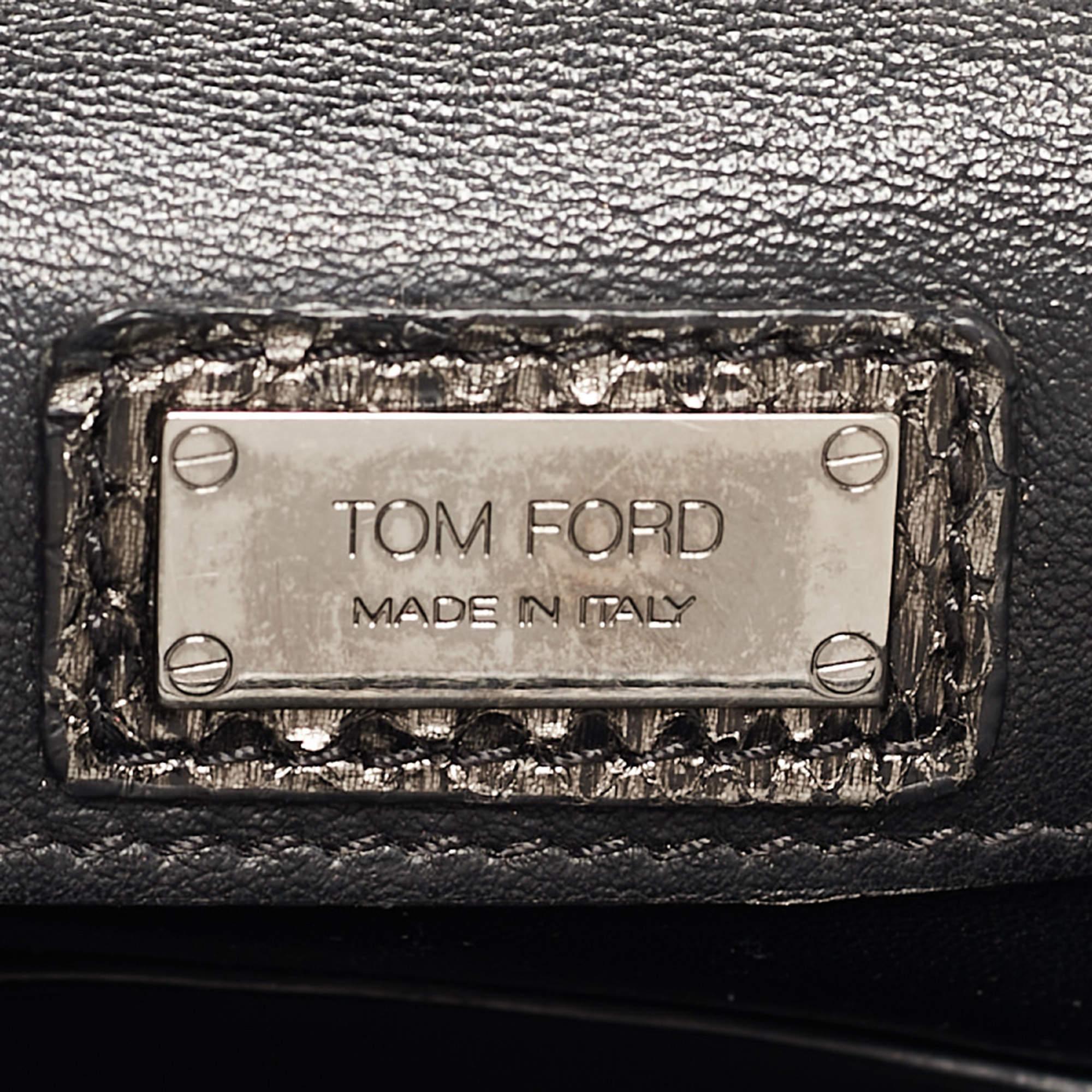 Tom Ford Metallic Python Mini Natalia Shoulder Bag 2