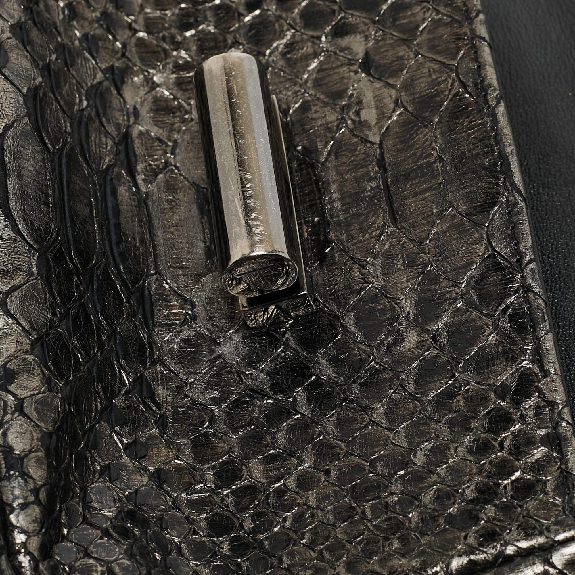 Tom Ford Metallic Python Mini Natalia Shoulder Bag 5