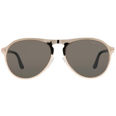 Tom Ford Mint Unisex Gold Sunglasses FT0525 5628A 56-18-145 mm
