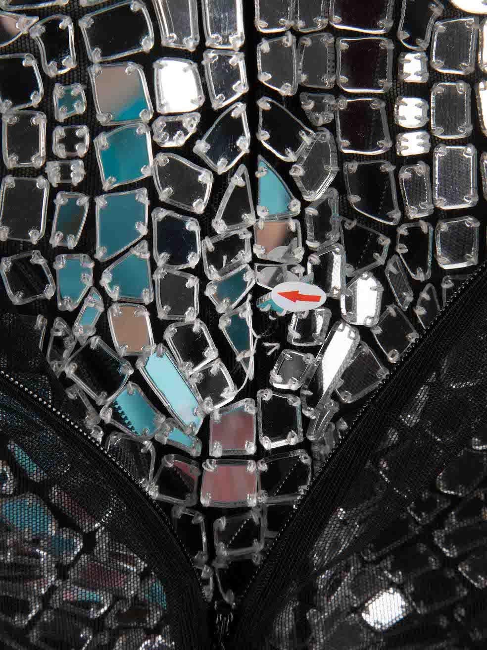 Tom Ford Spiegel verschönert High-Neck Top Größe XS im Angebot 3