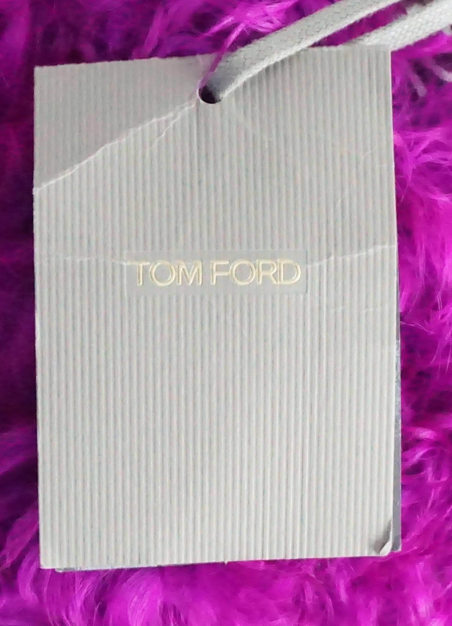 Tom Ford Multi Color and Fur Runway Jacket, 2013 Collection 2