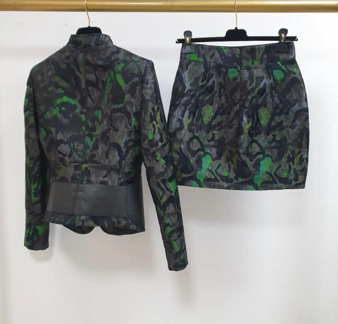 Black Tom Ford Multicolour Jacket Skirt Suit For Sale
