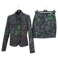 Mehrfarbiger Tom Ford-Anzug mit Jacke und Rock