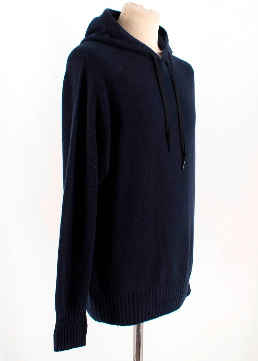 Tom Ford Navy Cashmere Hooded Sweater  L  50 1