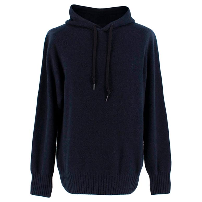 Tom Ford Navy Cashmere Hooded Sweater  L  50