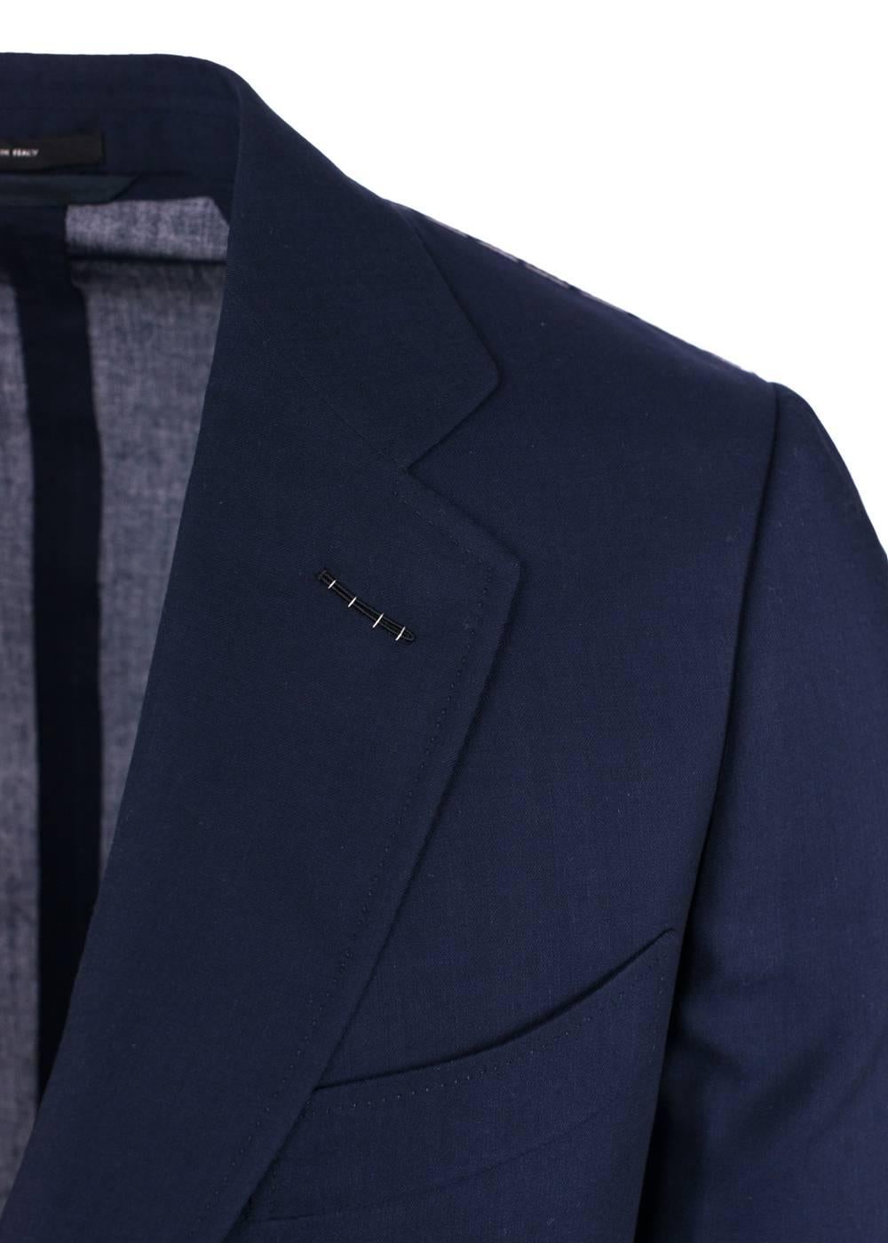 Tom Ford Navy Cashmere Shelton Sport Jacket In New Condition For Sale In Brooklyn, NY