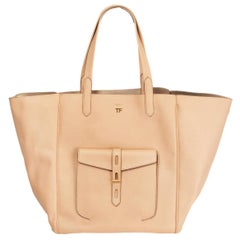 TOM FORD Hafer nackt rosa HOLLYWOOD LEATHER T TWIST TOTE Tasche