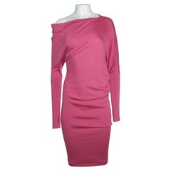 Tom Ford, robe-pull à épaulettes en fuchsia