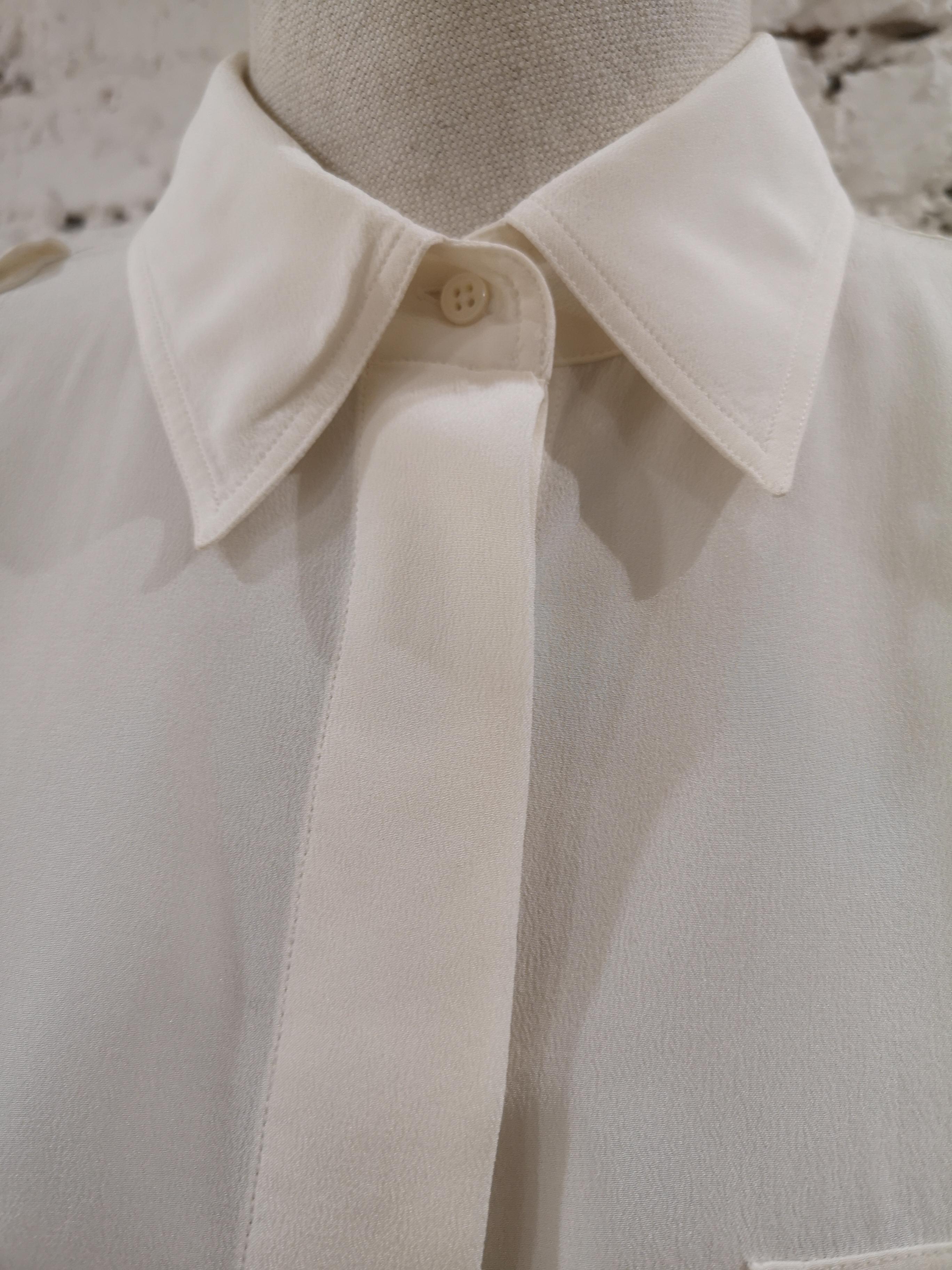 Tom Ford off white shirt In Good Condition For Sale In Capri, IT