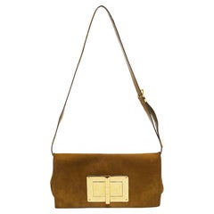 Tom Ford Natalia convertible en daim vert olive