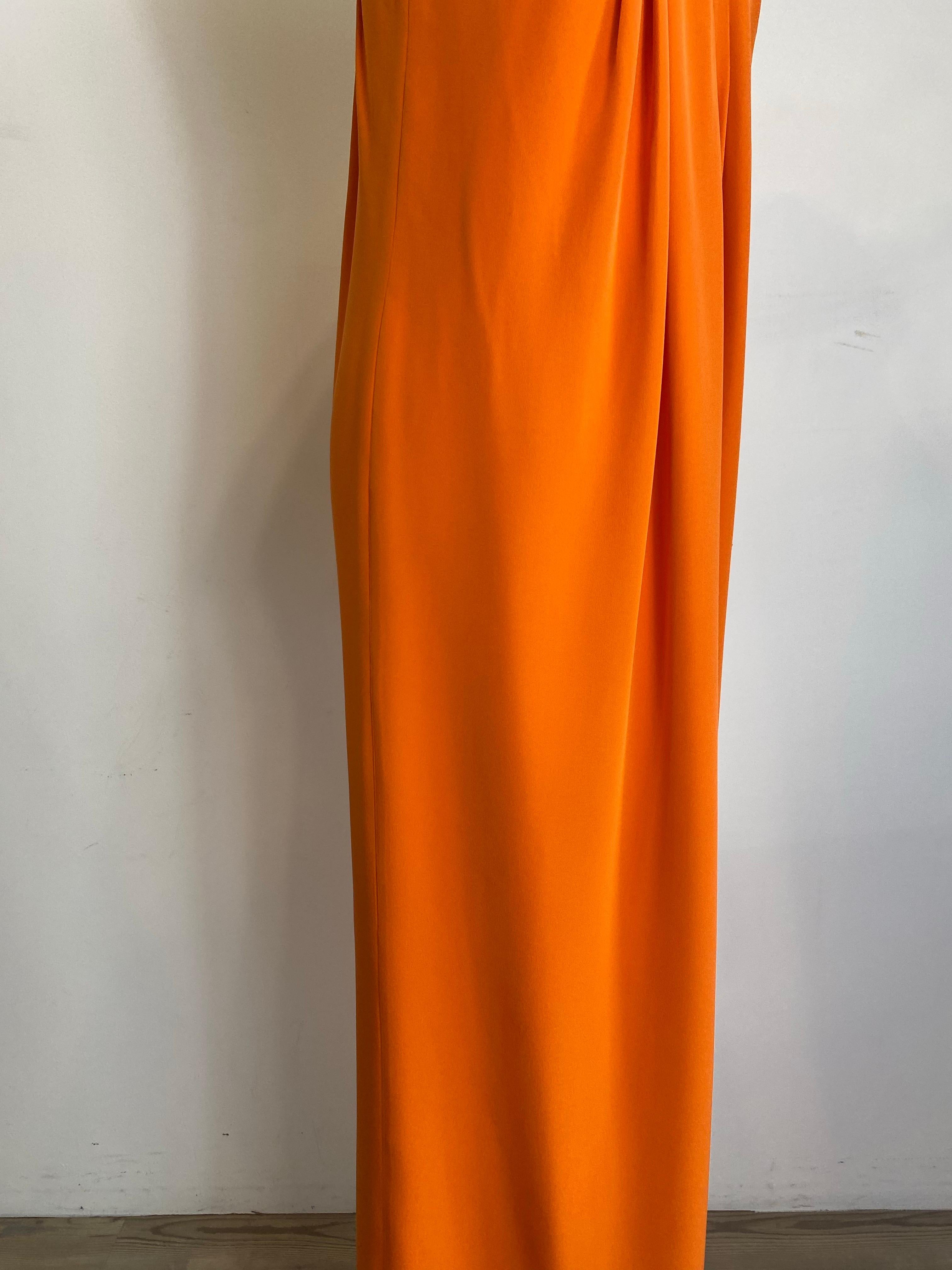 Vestido largo naranja Tom Ford en Excelente Estado en Carnate, IT