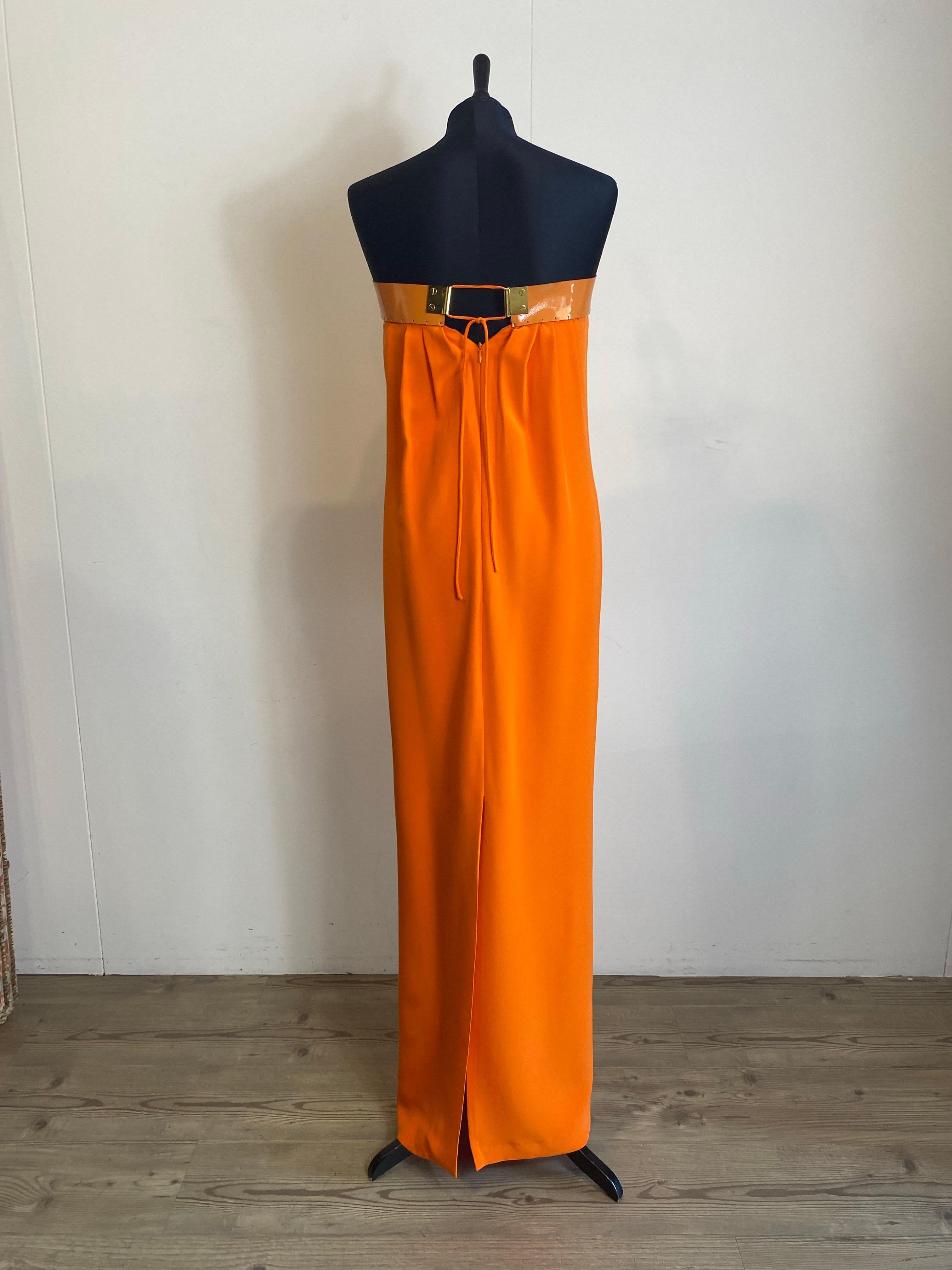 Femenino o masculino Vestido largo naranja Tom Ford