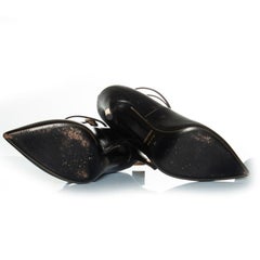 Tom Ford, Padlock leather pumps in black