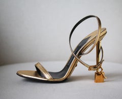 Tom Ford Padlock Leather Sandals