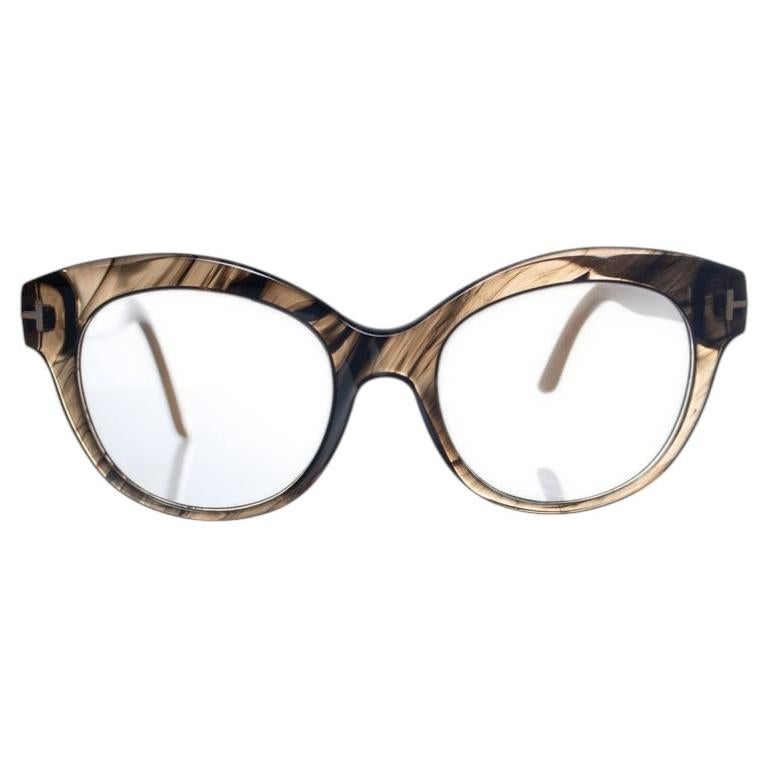 Tom Ford, Rosa und brauner Rahmen im Angebot