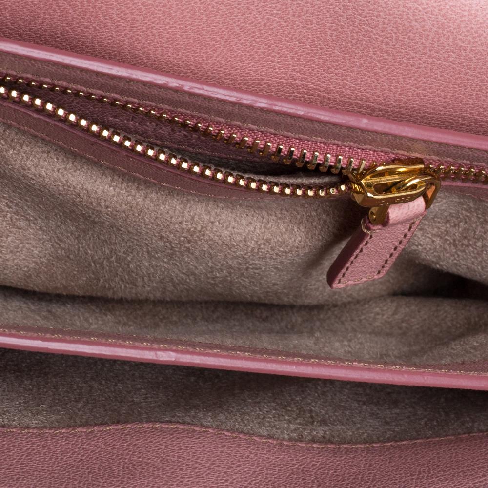 Tom Ford Pink Leather Small Natalia Crossbody Bag 6