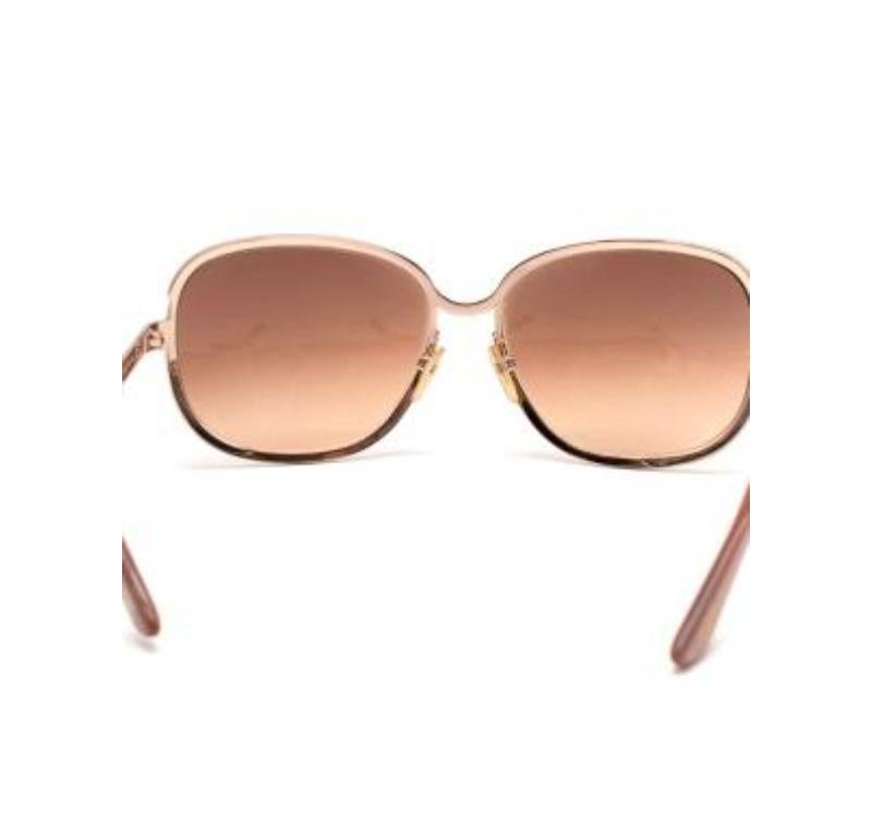 Women's or Men's Tom Ford Pink Oversized Frame Sunglasses For Sale