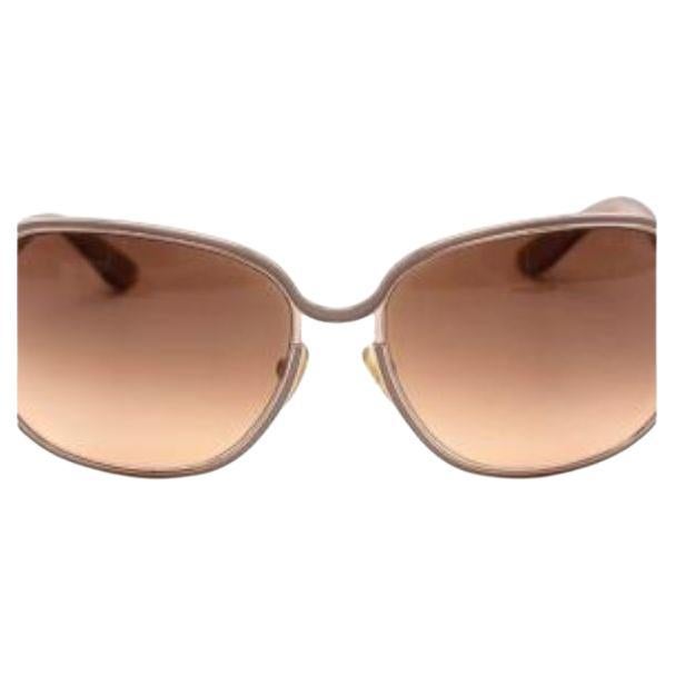 Tom Ford Pink Oversized Frame Sunglasses For Sale