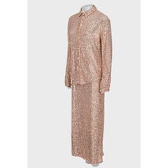 Tom Ford Pink Sequin Suit - Elegant IT40-44 Size S