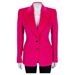 Tom Ford – Taillierter Blazer aus rosa Samt – IT40/S