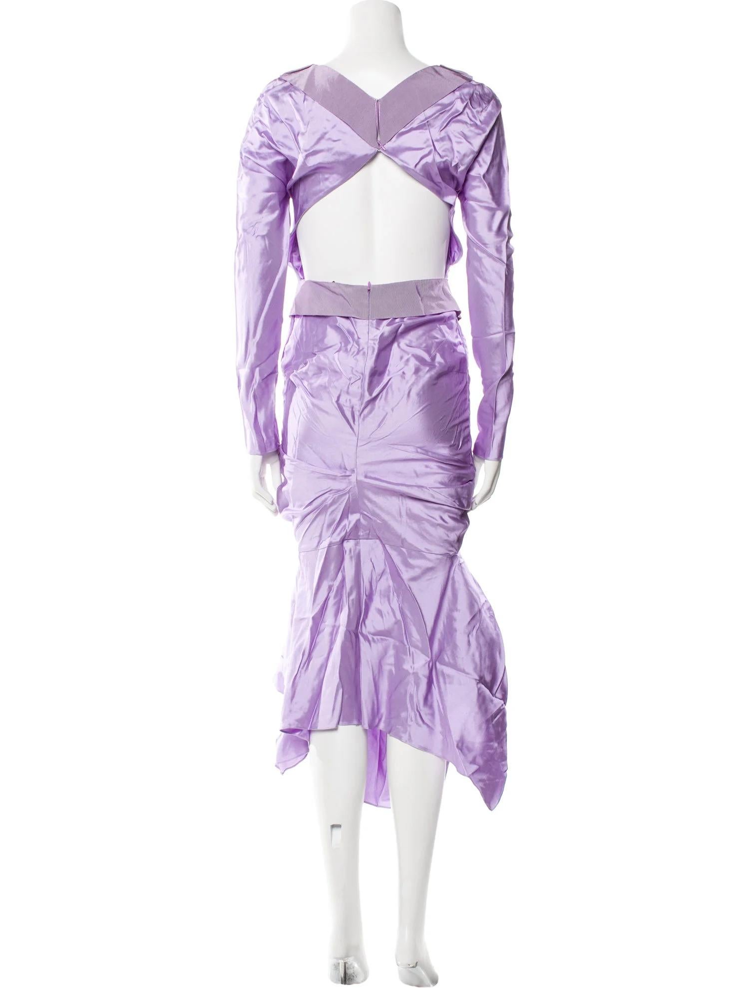 Tom Ford lila Cocktailkleid (Violett) im Angebot