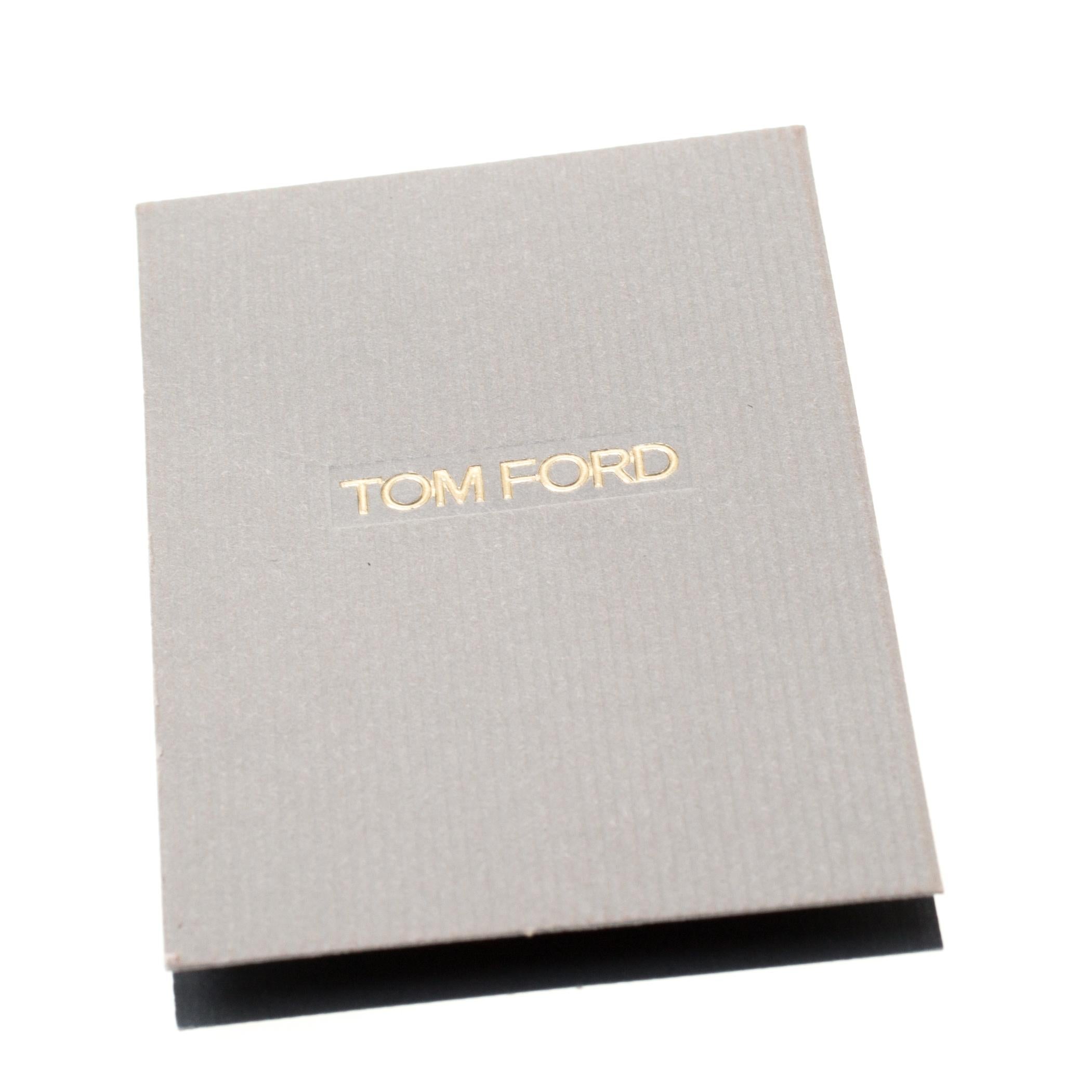 Tom Ford Purple Leather Jennifer Crossbody Bag In Excellent Condition In Dubai, Al Qouz 2