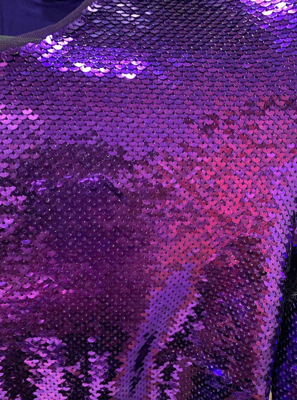 TOM FORD VIOLETTES MINIKLEID AUS SEQUIN IT 38 - 2 (Violett)