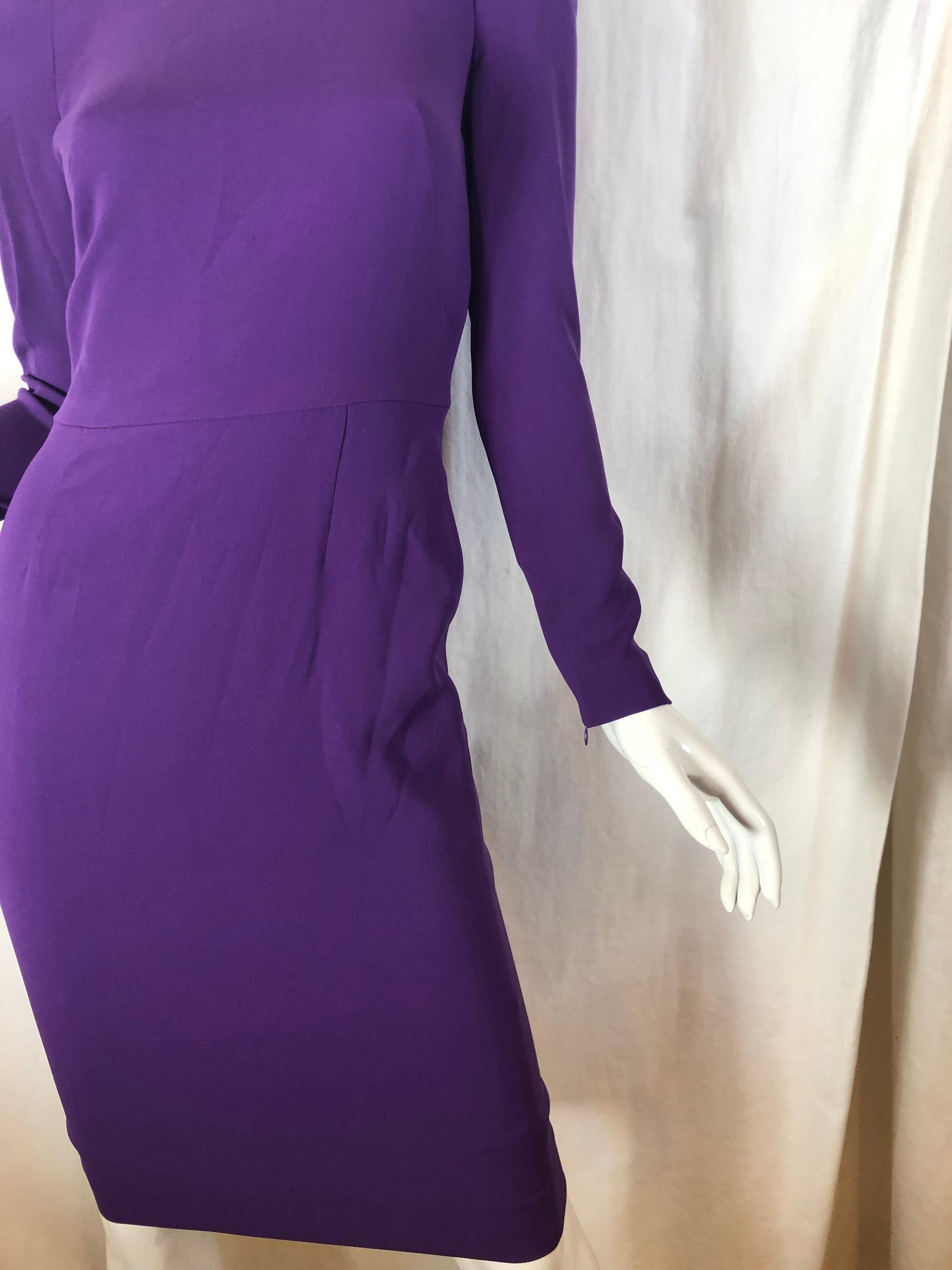 Tom Ford Purple Silk Dress 6