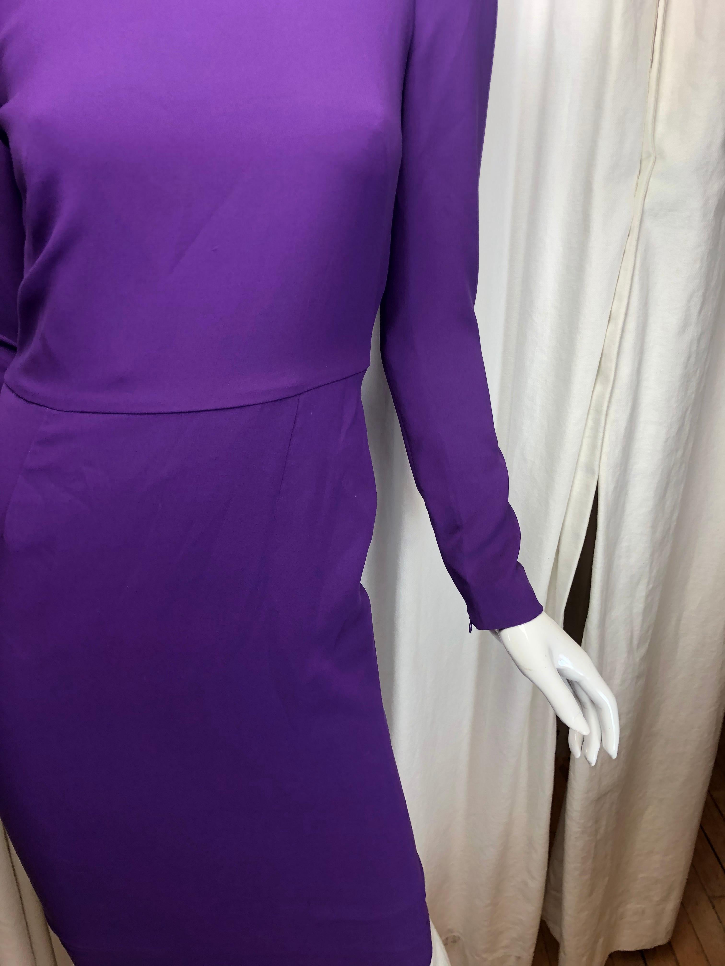 Women's Tom Ford Purple Silk Dress