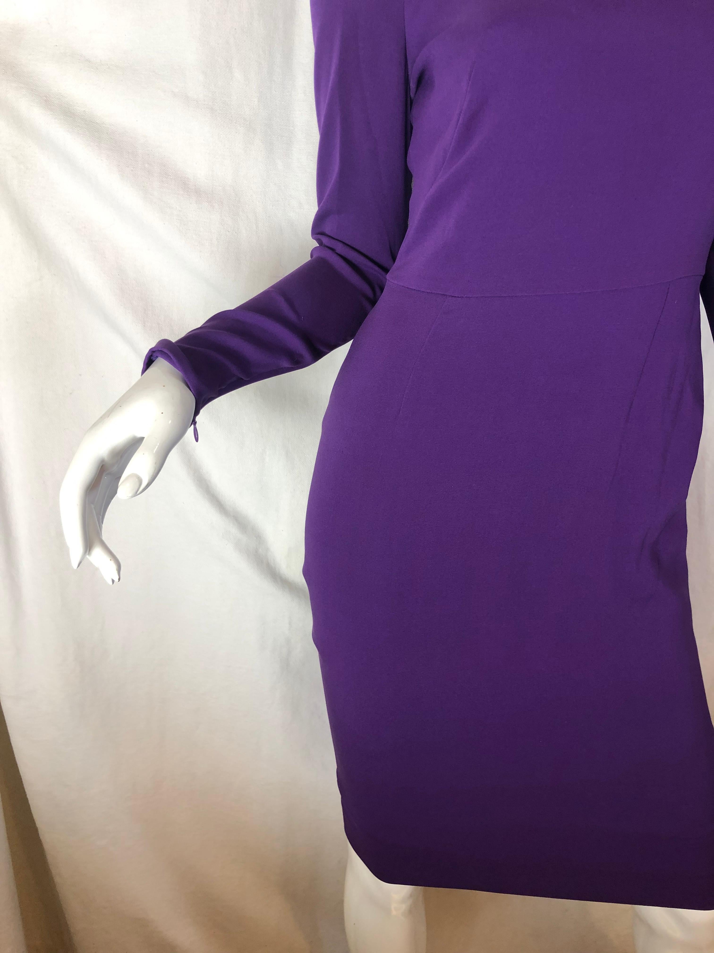 Tom Ford Purple Silk Dress 5